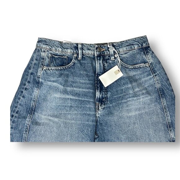 NWT Good American Extreme Barrel Jeans Size 8/29 Indigo $179 Wide-Leg Normcore - Picture 11 of 16